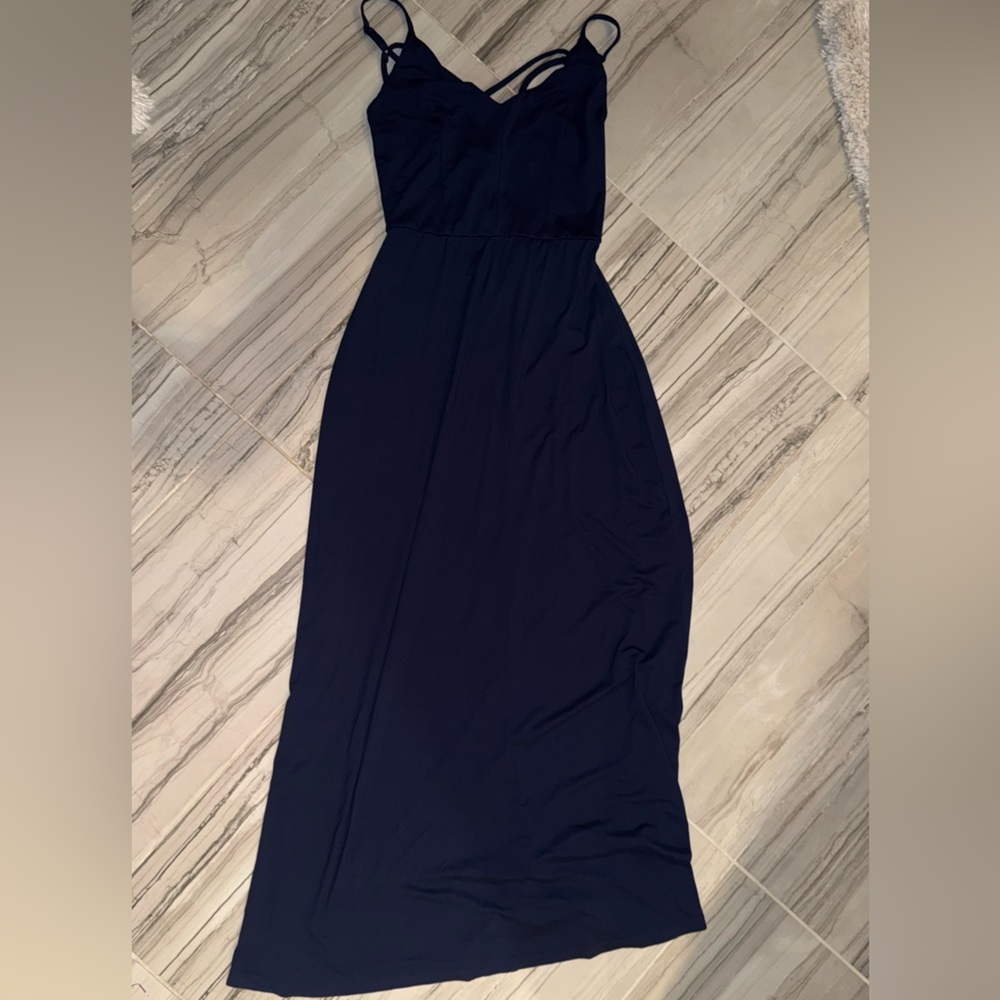 Market and Spruce Blue Maxi Dress - Picture 6 of 11
